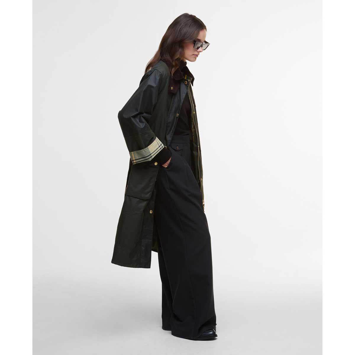 Barbour Womens Milda Wax Jacket side