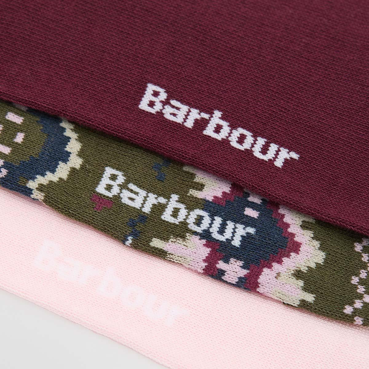 Barbour Womens Helen Fair Isle Sock Gift Set