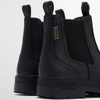 Black Barbour Mens Turnbull Chelsea Boot Back
