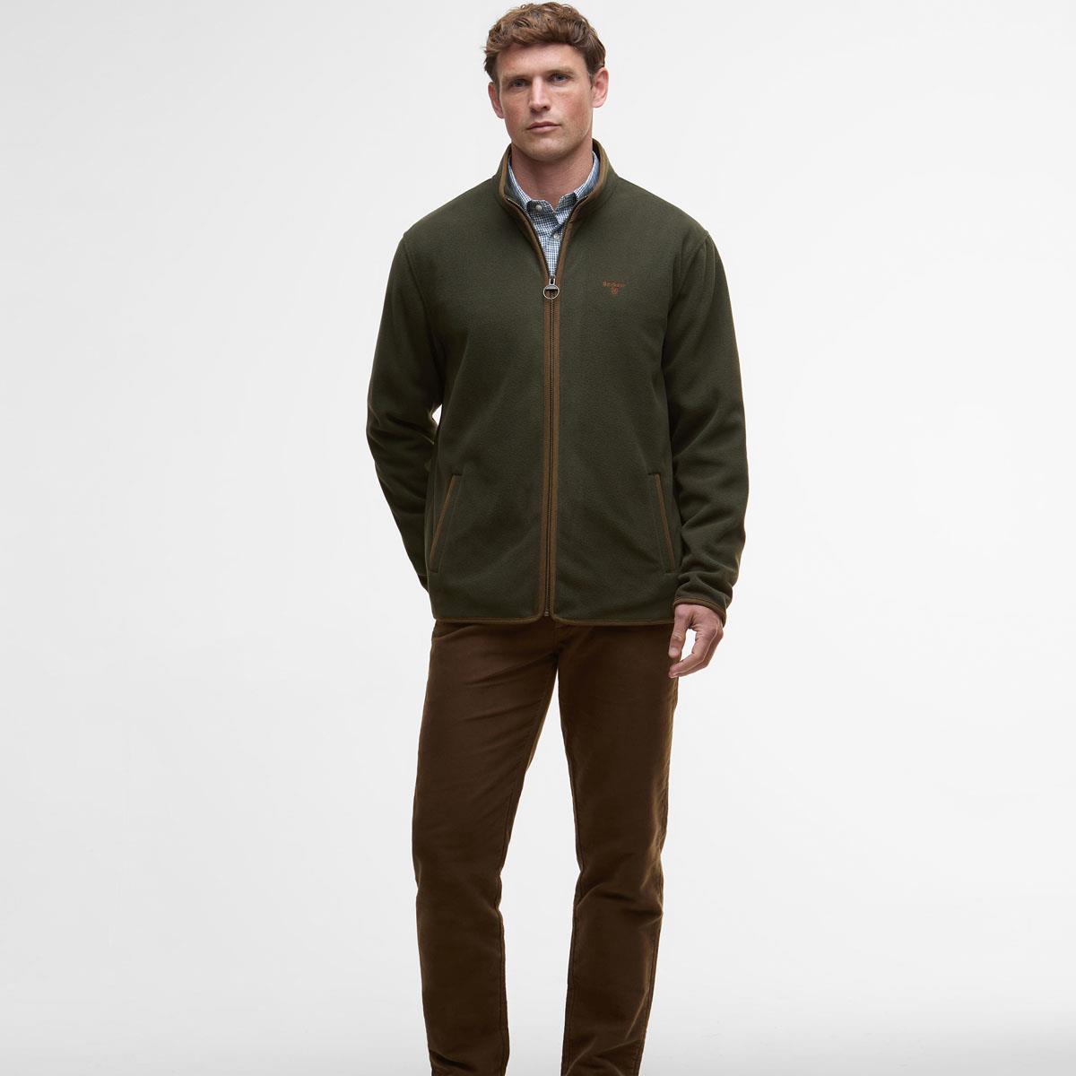 Barbour Mens Harwood Zip Thru Fleece Jacket