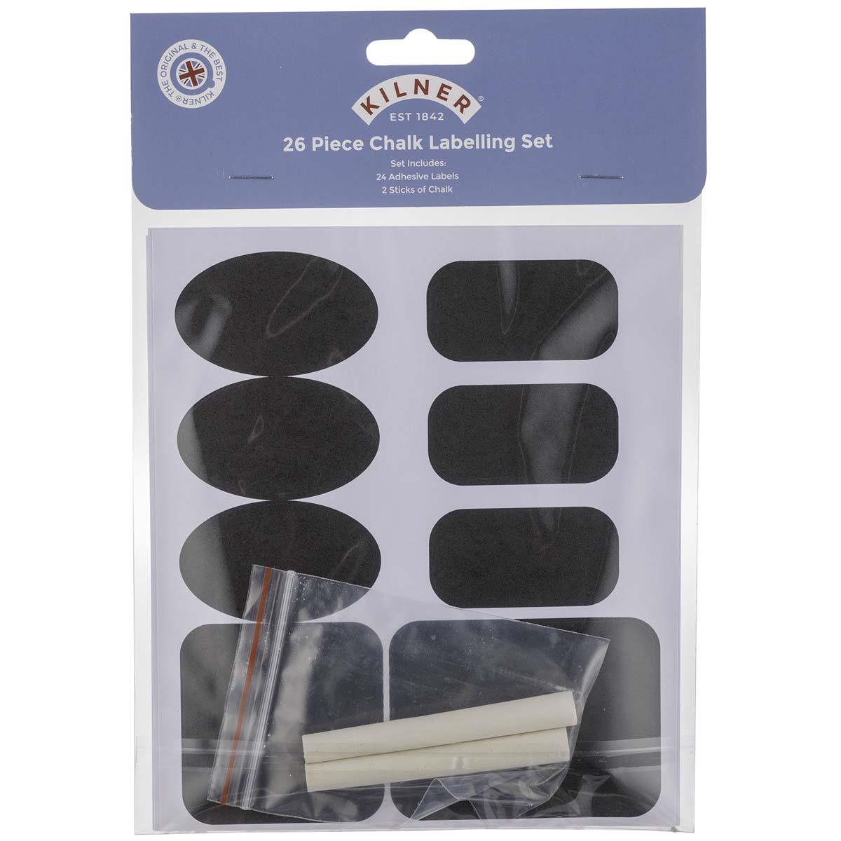 Kilner 26 Piece Chalk Labelling Set