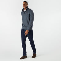 Musto Mens Marina Half Zip Snap Sweat 2.0