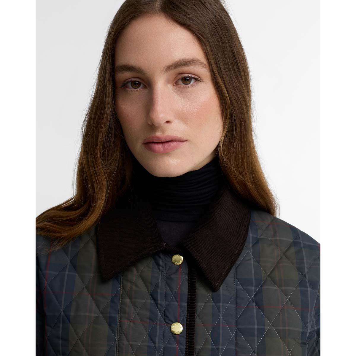 Barbour Womens Ainsdale Checked Quilted Jacket