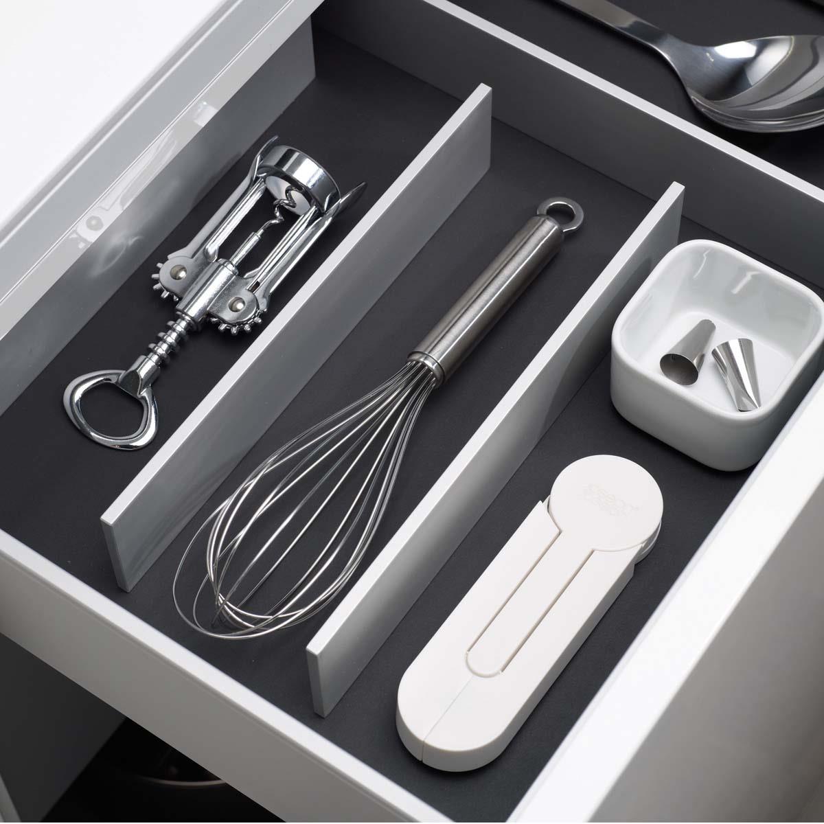 White Joseph Joseph Tri Scale storage