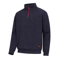 Hoggs Of Fife Mens Green King II 1/4 Zip Knit