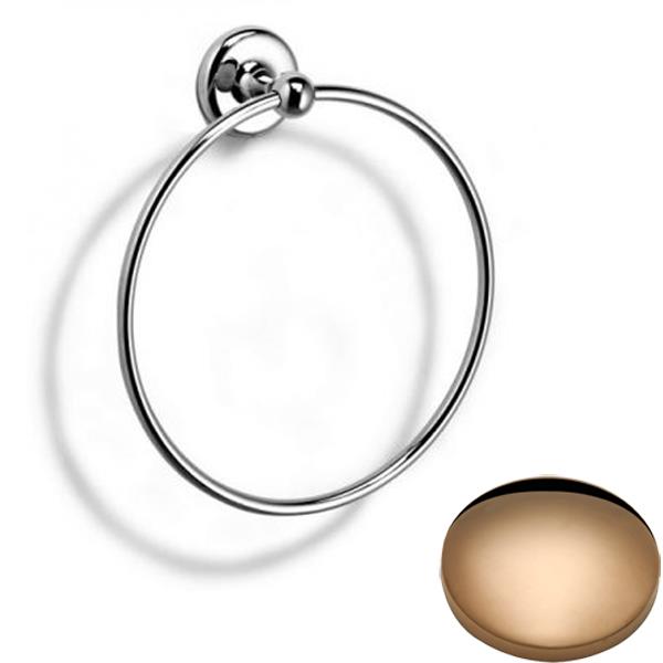 Antique Gold Samuel Heath Novis Towel Ring N1098