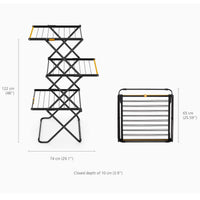 Black Joseph Joseph AirFrame 16m 3-Tier Clothes Airer Dimensions
