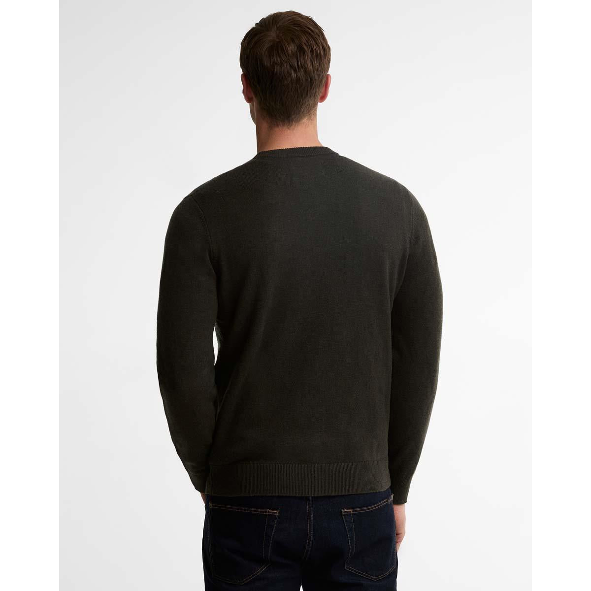 Barbour Mens Mineral Tartan Crew Jumper