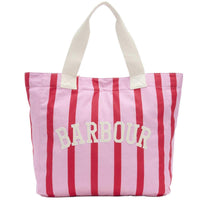 Cherry Blossom Barbour Emily Stripe Tote Bag