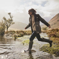 Olive Barbour Womens Bede Wellington Boots LS