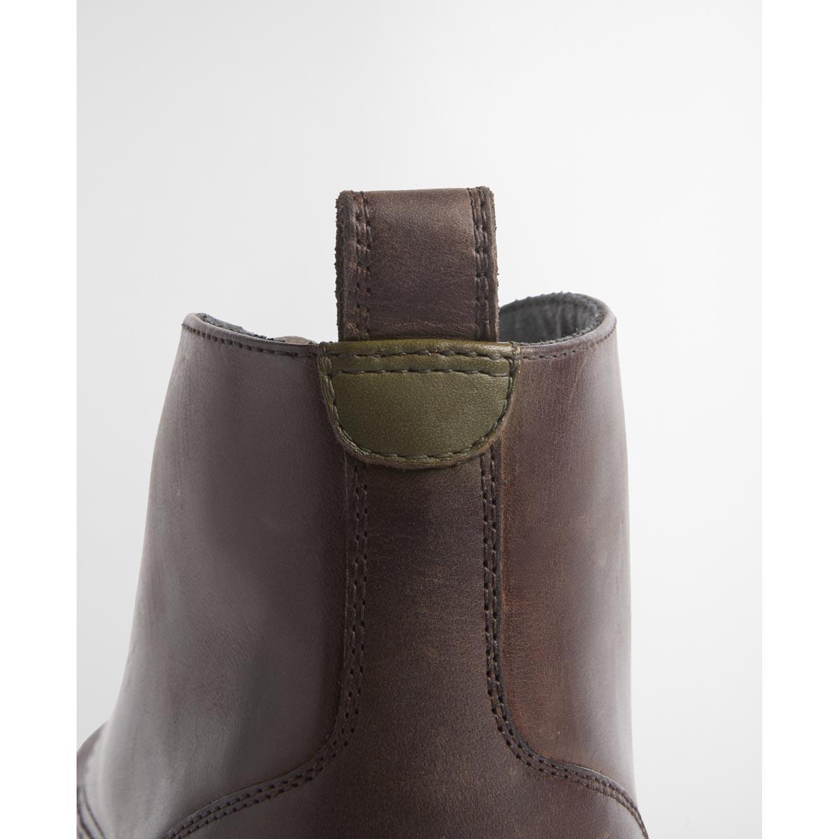 Dark Brown Barbour Kirkstone Desert Boot tab