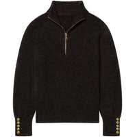 Holland Cooper Womens Tori Quarter Zip Knitted Jumper