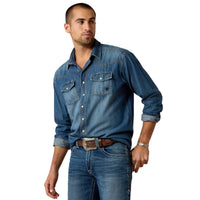 Ariat Mens Denim Retro Fit Shirt