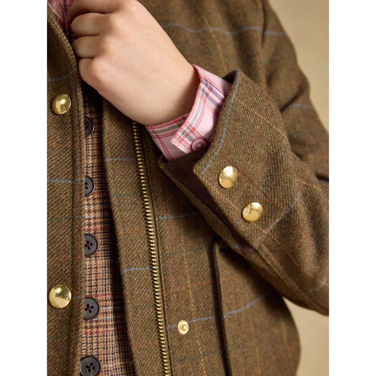 Joules Womens Fieldcoat Tweed Jacket
