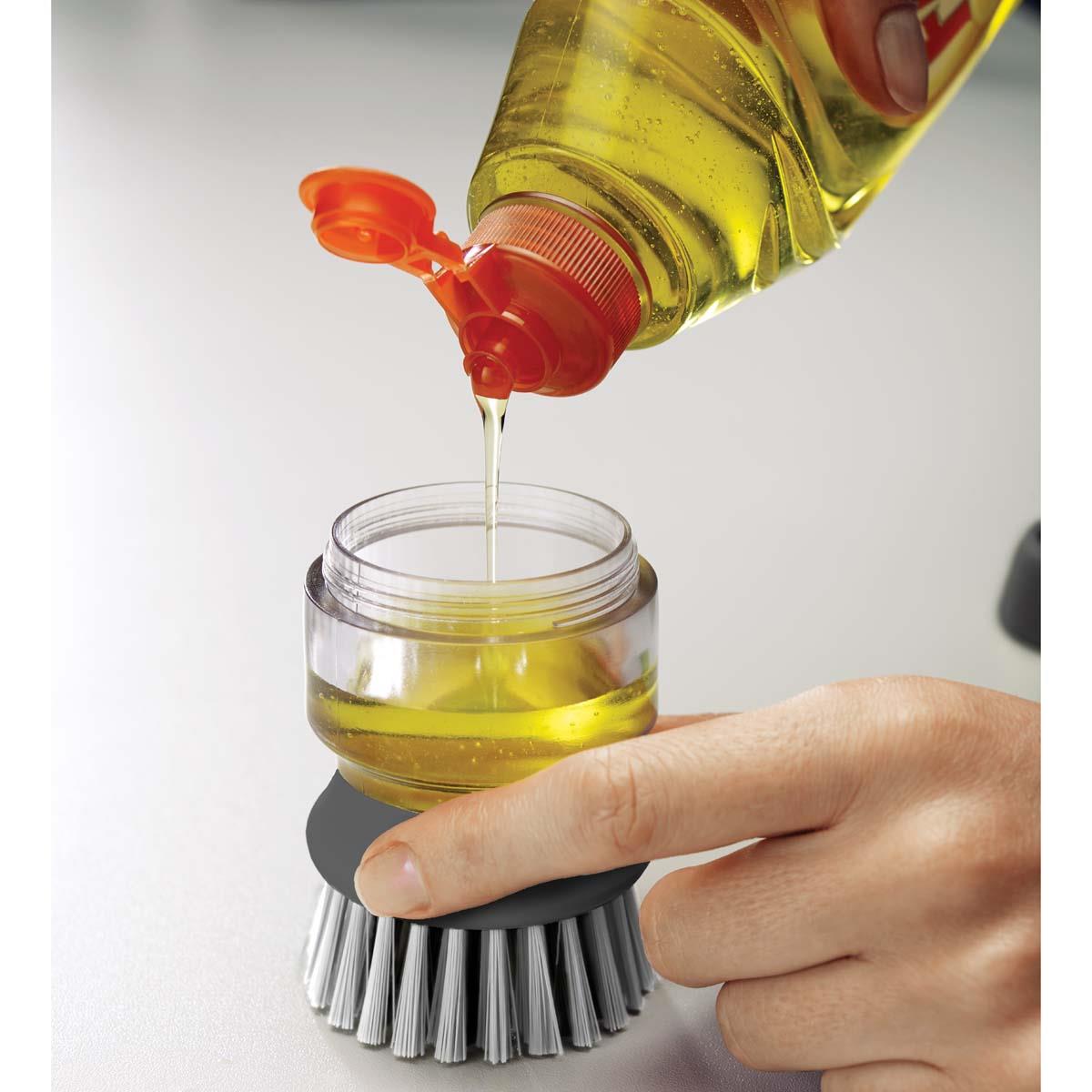 Grey Joseph Joseph Palm Scrub Brush fill
