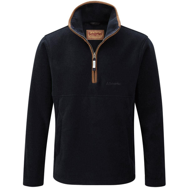 Navy Schoffel Mens Berkeley 1/4 Zip Fleece