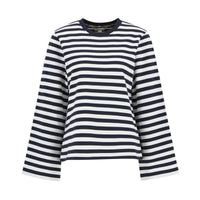 Dark Navy Stripe Barbour Womens Robyn Sweatshirt