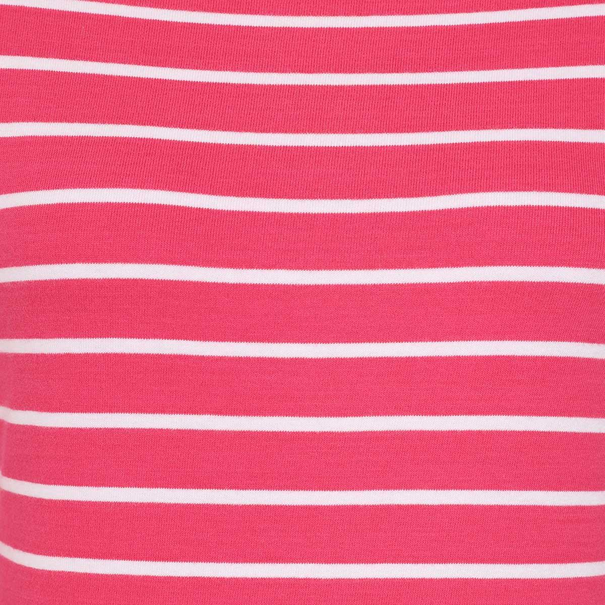 Cherry Lazy Jacks Womens LJ97 Striped Breton Top Detail