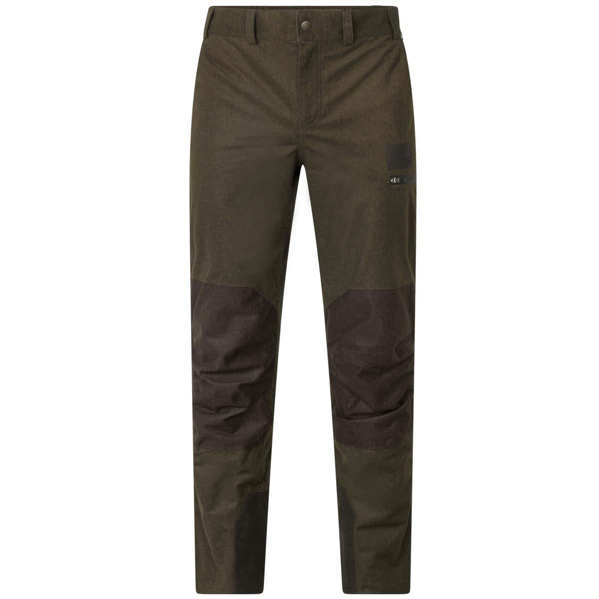 Pine Green Melange Seeland Mens Quest Trousers
