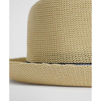 Ecru Barbour Mens Linford Trilby Summer Hat Brim