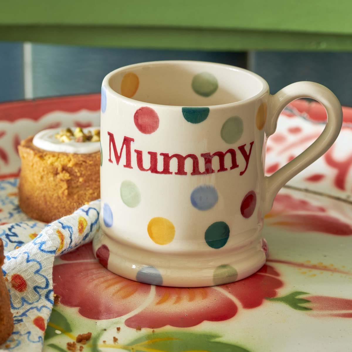 Emma Bridgewater Polka Dot Half Pint Mummy Mug