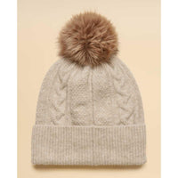 Joules Womens Cable Bobble Hat