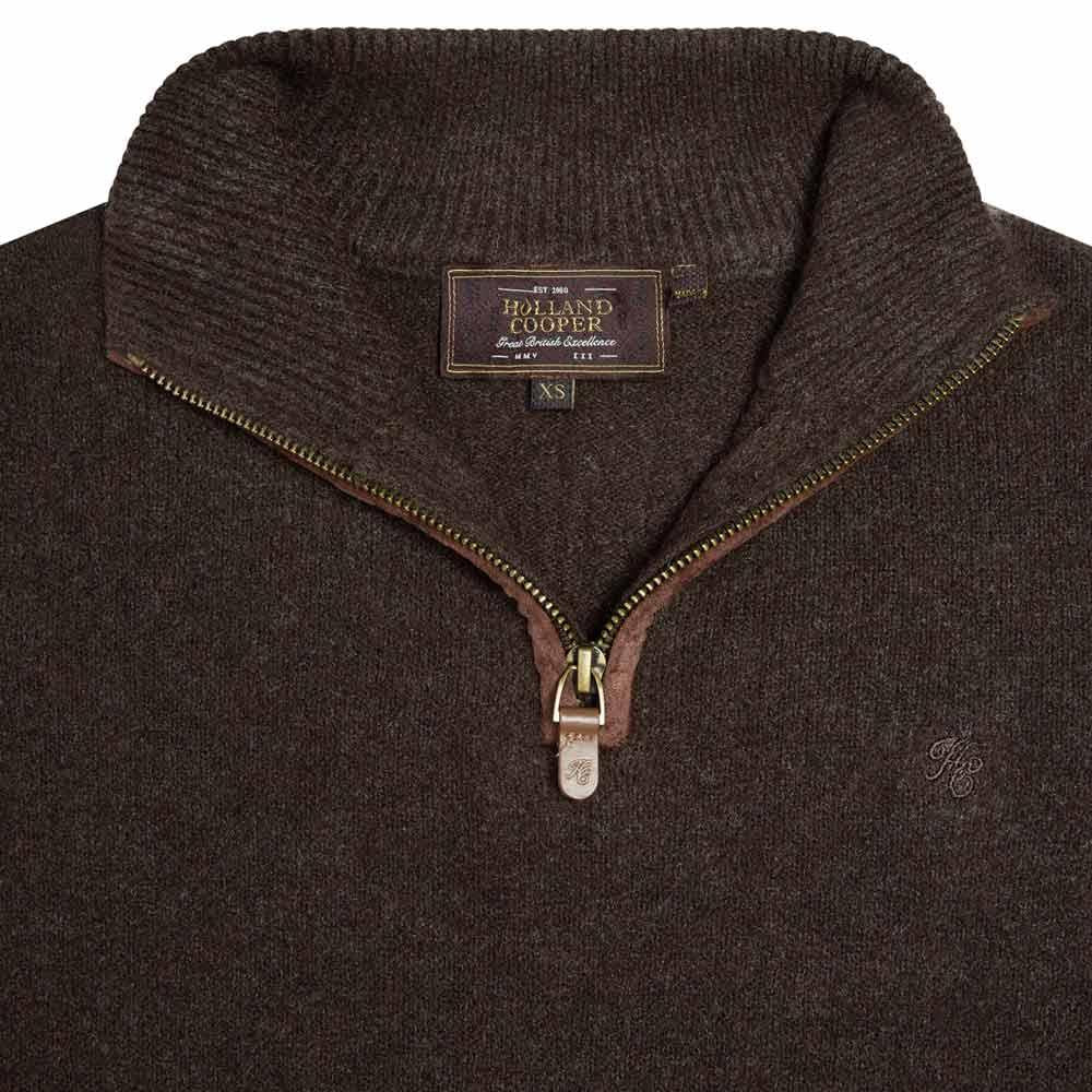 Holland Cooper Womens Country Quarter Zip Knit Jumper