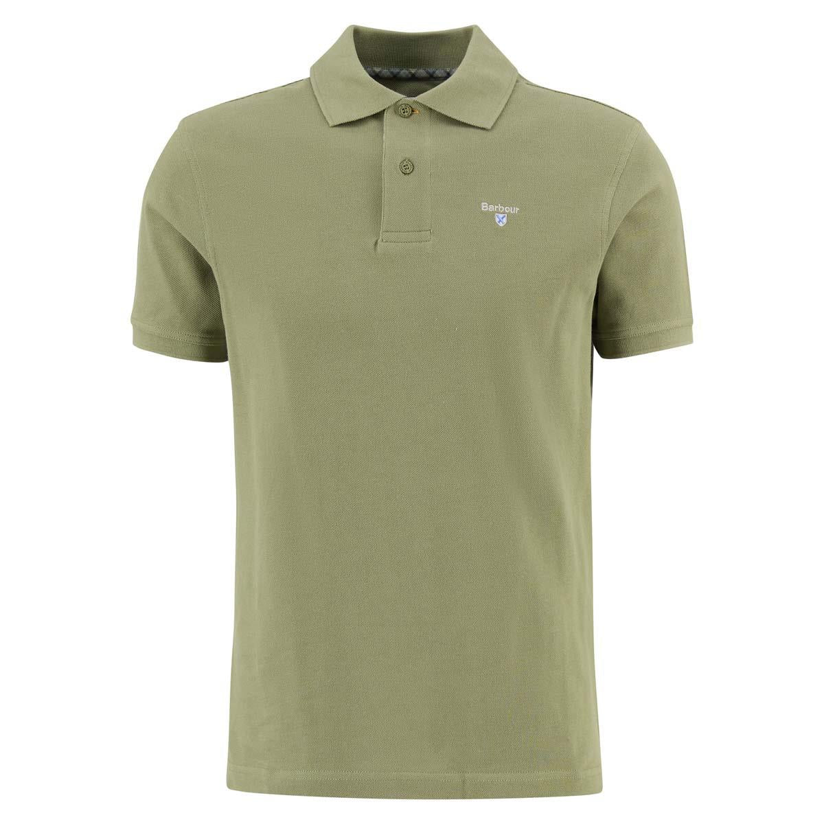 Barbour Mens Tartan Pique Polo