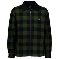 Olive/Black Check Swanndri Mens Liverpool Jacket