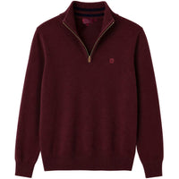 Holland Cooper Mens Fine Quarter Zip Knit Jumper
