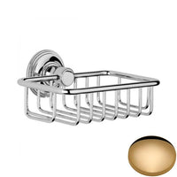 Non-Lacquered Brass Samuel Heath Style Moderne Soap Basket N6630