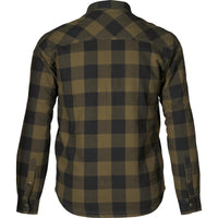 Green Check Seeland Mens Canada Shirt Back