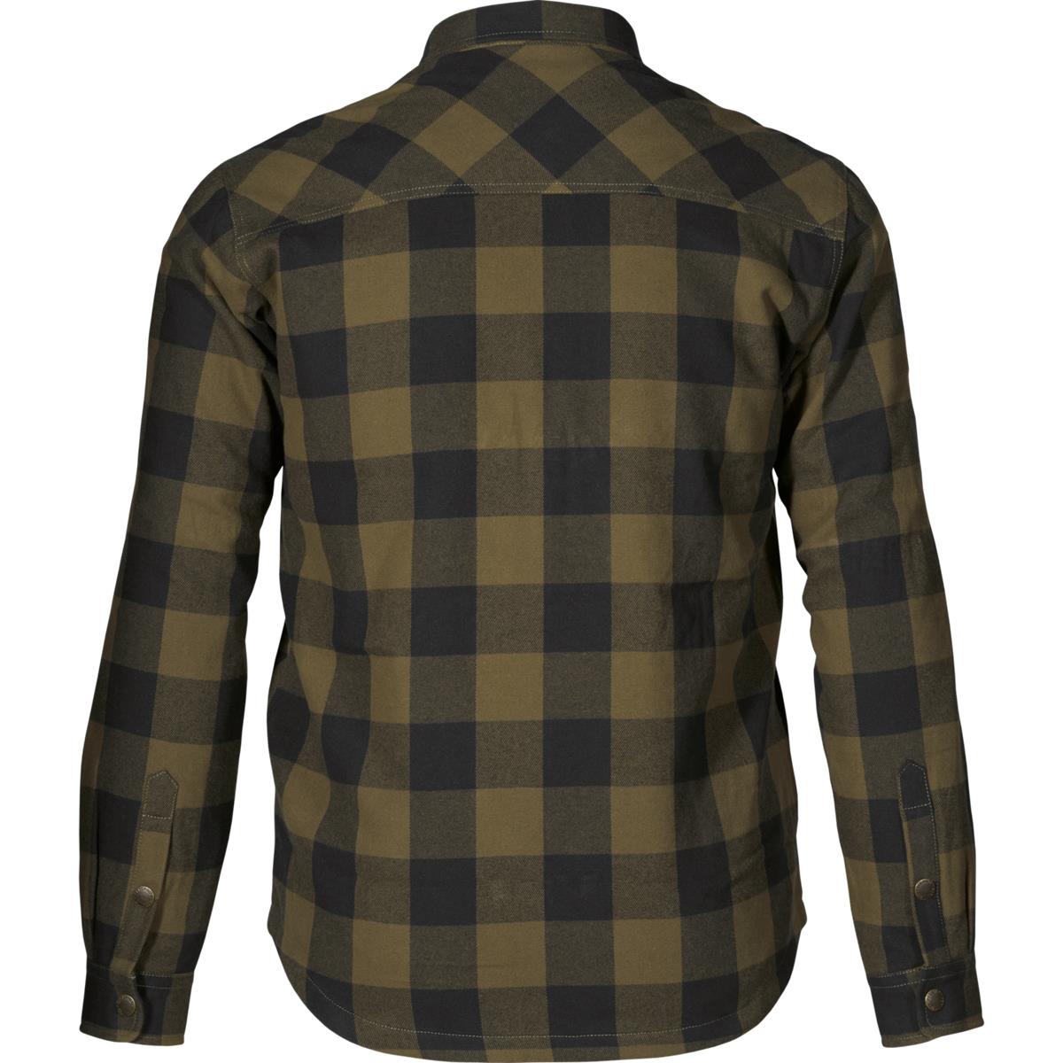 Green Check Seeland Mens Canada Shirt Back