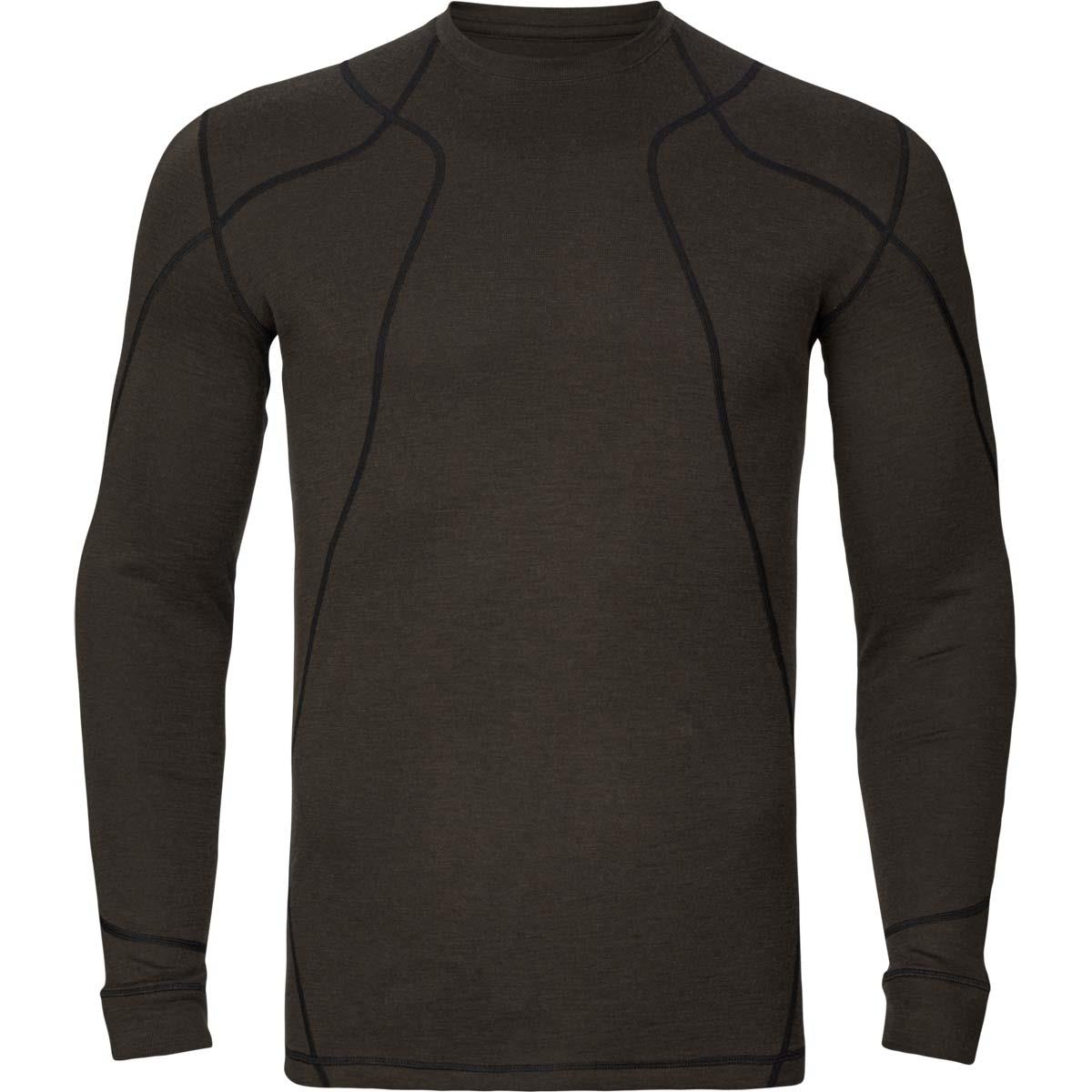 Shadow Brown Harkila Mens Aspire Base Layer set top