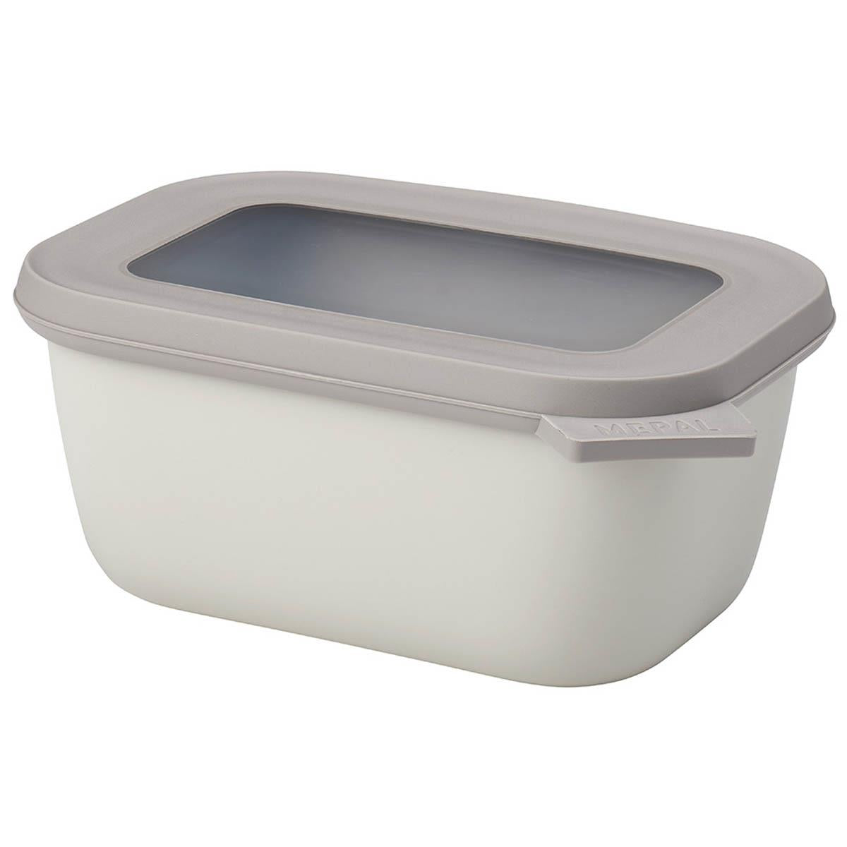 Nordic White Mepal Cirqula Rectanglular Multi Bowl 750ml