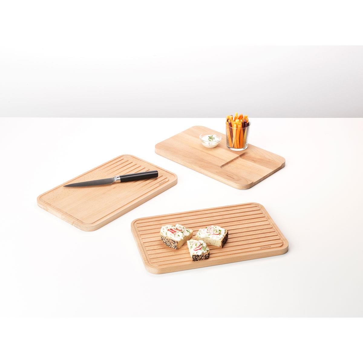 Brabantia Profile Wooden Chopping Boards Set of 3