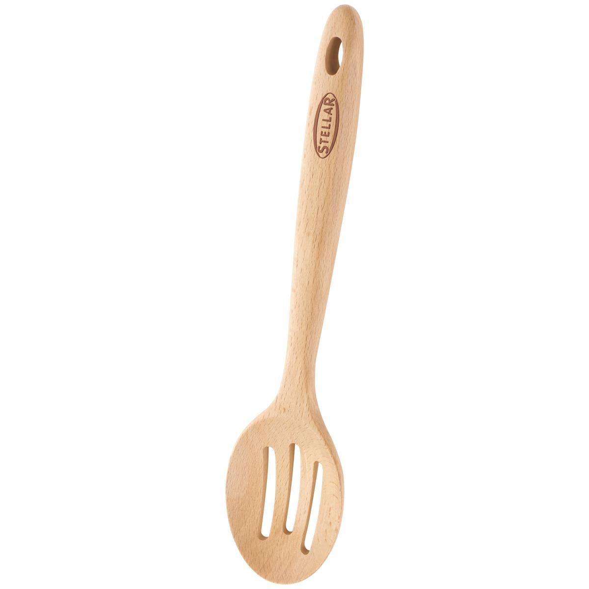 Stellar Beech Tools Slotted Spoon