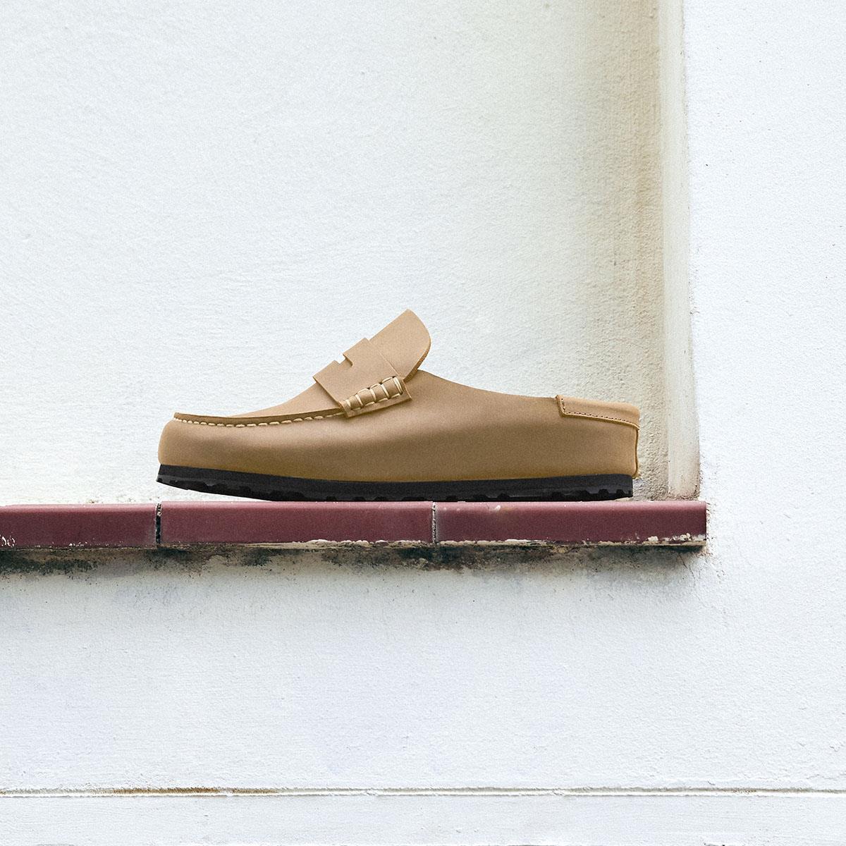 Birkenstock Naples Wrapped Oiled Leather Lifestyle Side