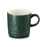 Le Creuset Stoneware London 350ml Coffee Mug Christmas Relief