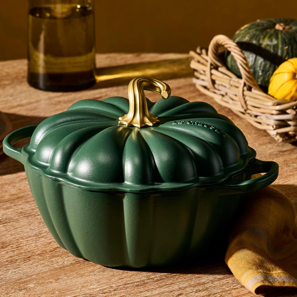 Le Creuset 24cm Cast Iron Pumpkin Casserole Dish