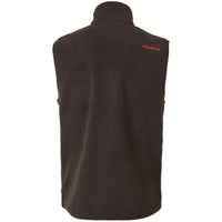 Shadow Brown Harkila Mens Aspire Fleece Waistcoat Back