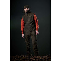 Art Green Deerhunter Mens Muflon Pro Fleece Waistcoat Lifestyle