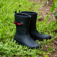 Navy Ariat Womens Kelmarsh Mid Rubber Boots Lifestyle