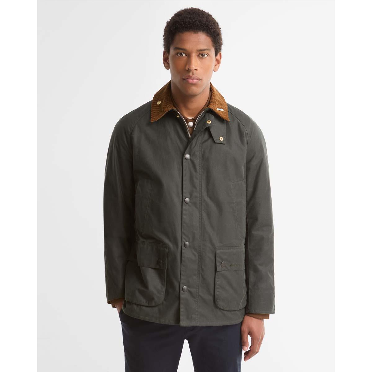 Barbour Mens Icons Ashby Wax Jacket FRONT
