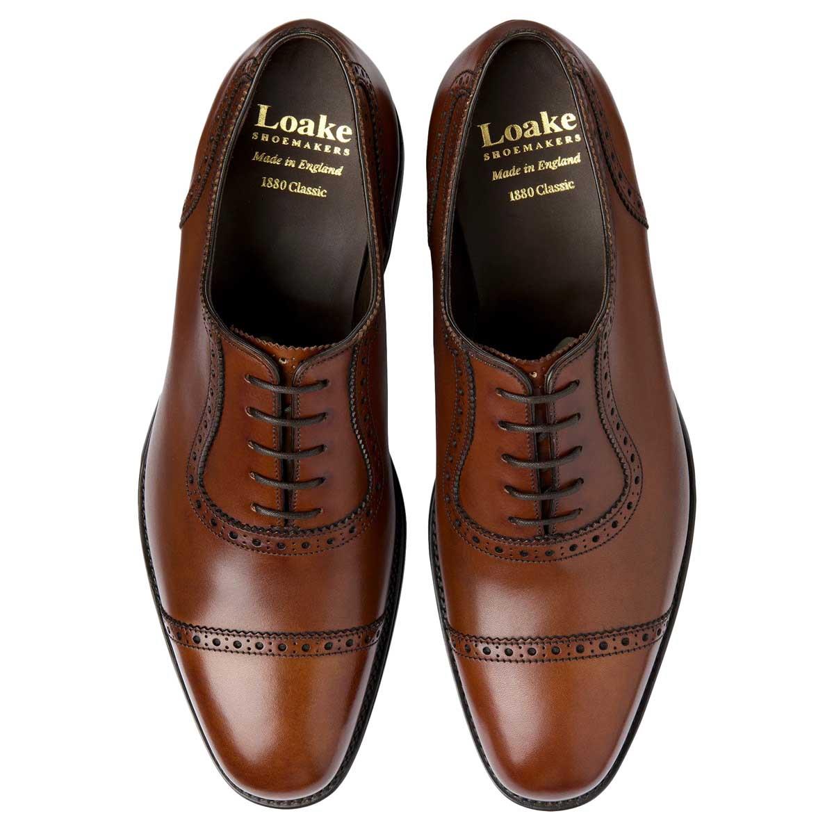 Loake Mens Fleet Brogue Shoe
