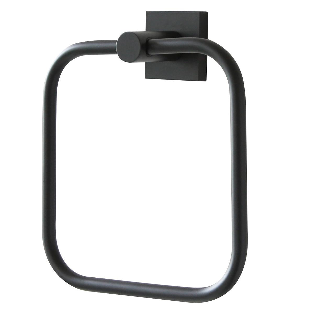Miller Atlanta Towel Ring / Matte Black 8805B