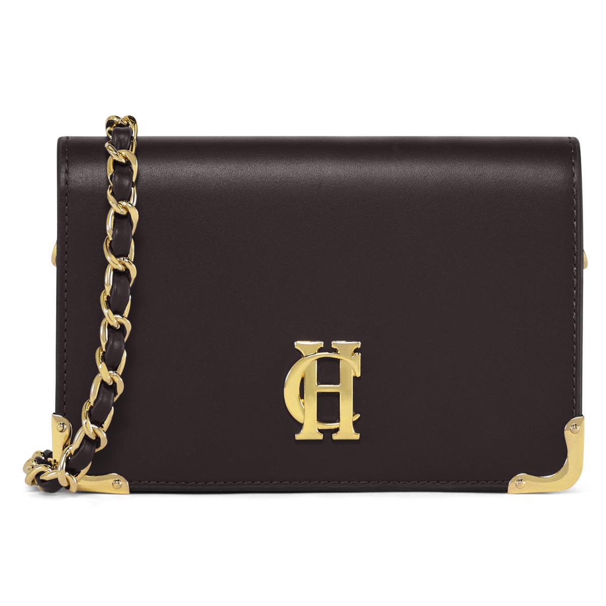 Chocolate Leather Holland Cooper Kensington Crossbody Bag
