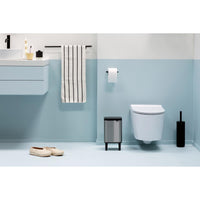 Matt Steel Fingerprint Proof Brabantia Bo Waste Bin Hi 4 Litre Lifestyle