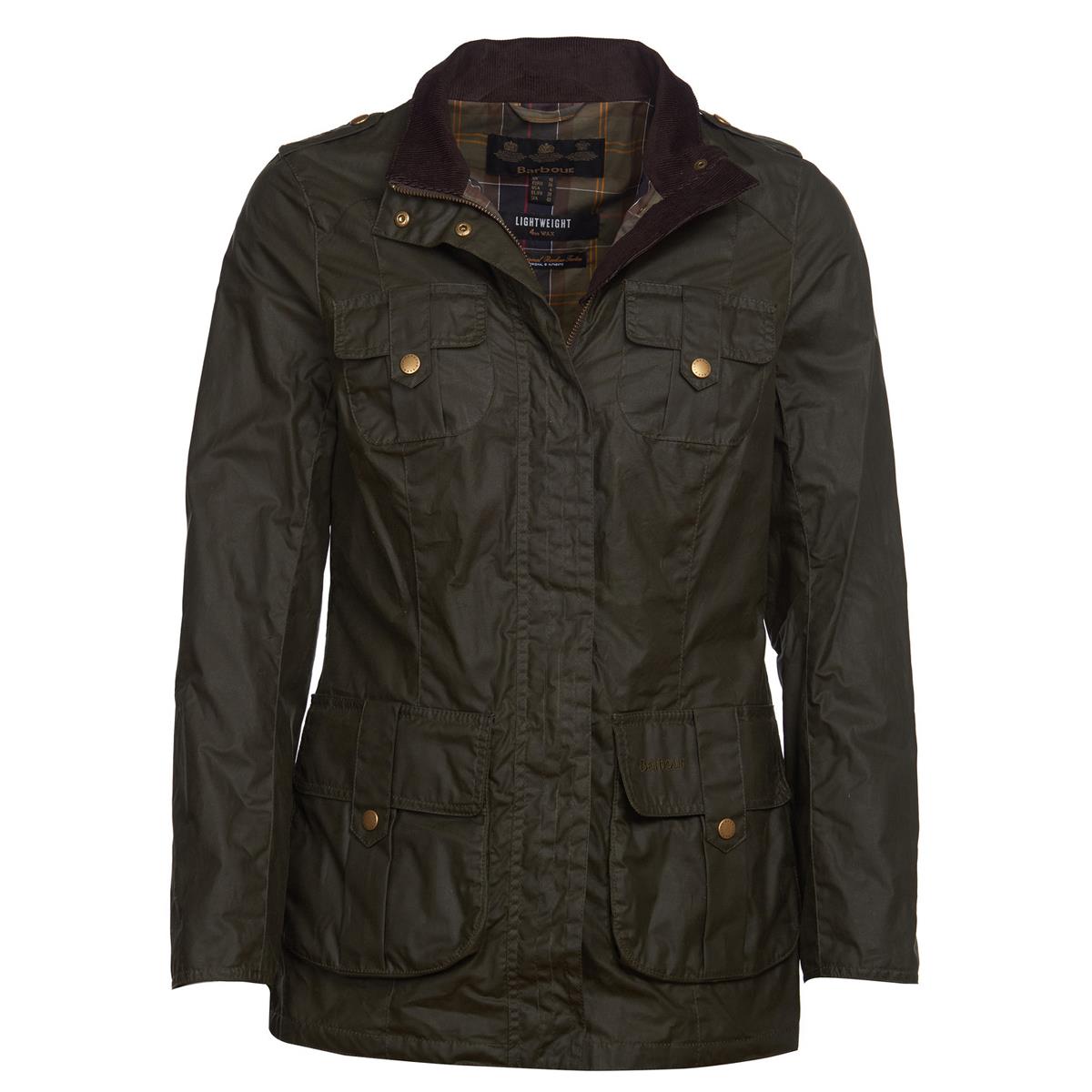 Barbour Womens Defence Lightweight Wax Jacket