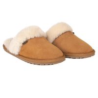 Tan Le Chameau Womens Mule Maison Slippers